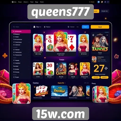 Interface do usuário do queens777 é intuitiva e acessível